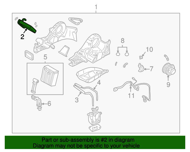 1K55261R01 Heater Core 20022005 Kia Sedona Kia.Parts Store