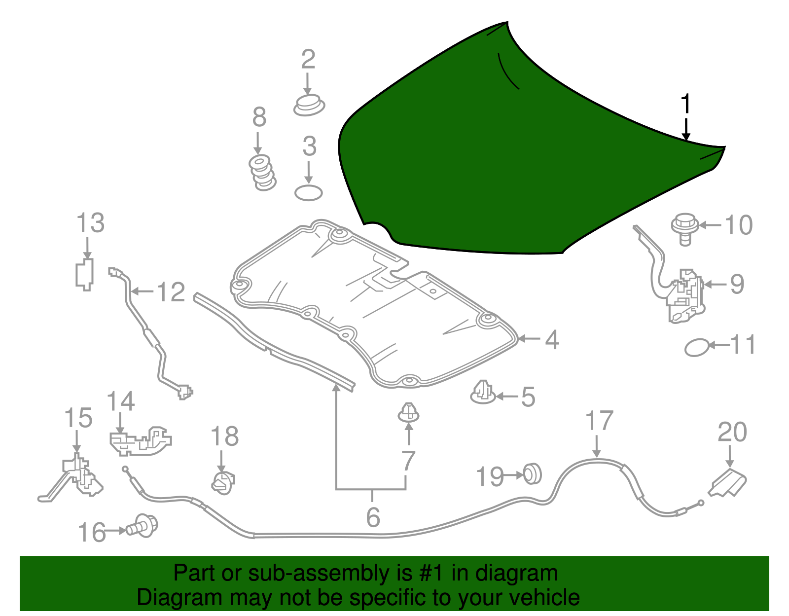 Hood - Scion (53301-12B40)