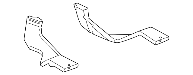 Driver Side Floor Air Outlet Duct - GM (10396903)