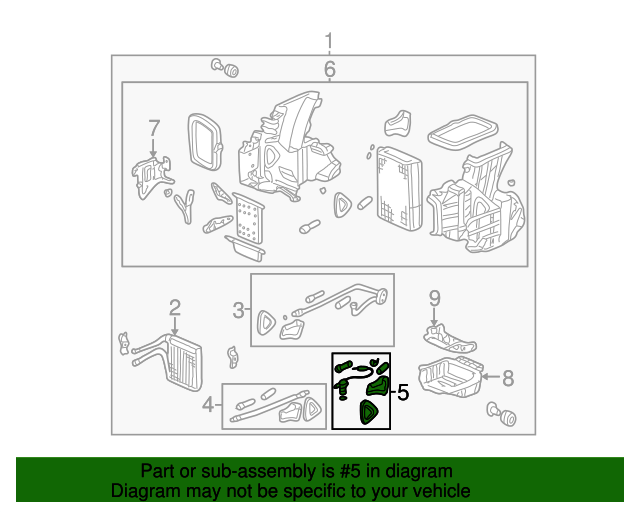 80221S0XA51 Valve Assembly Expansion 19992004 Honda Odyssey