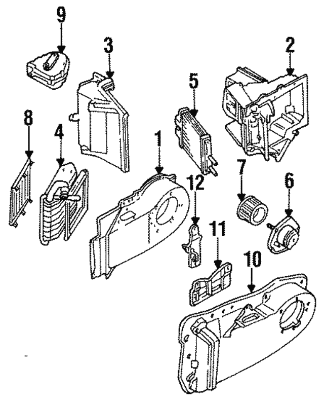 19921999 Buick LeSabre Heating and Air Conditioning Blend Door
