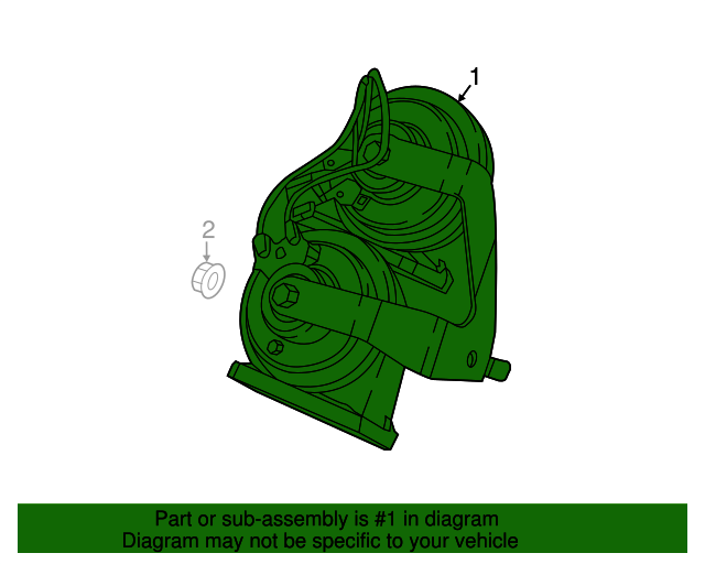 20162019 Buick Cascada 400 and 500 Hz Dual Note Horn 13472523 Auto Parts Express
