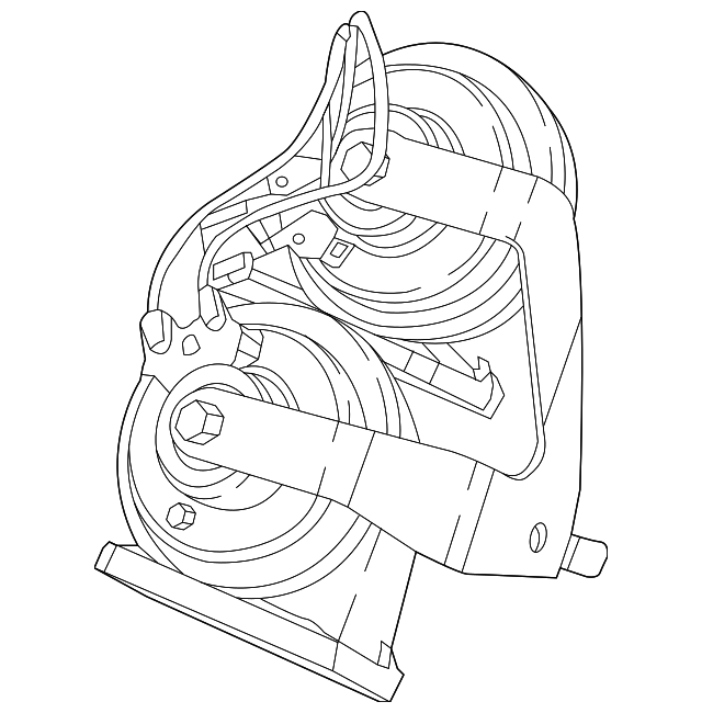 20162019 Buick Cascada 400 and 500 Hz Dual Note Horn 13472523 Auto Parts Express