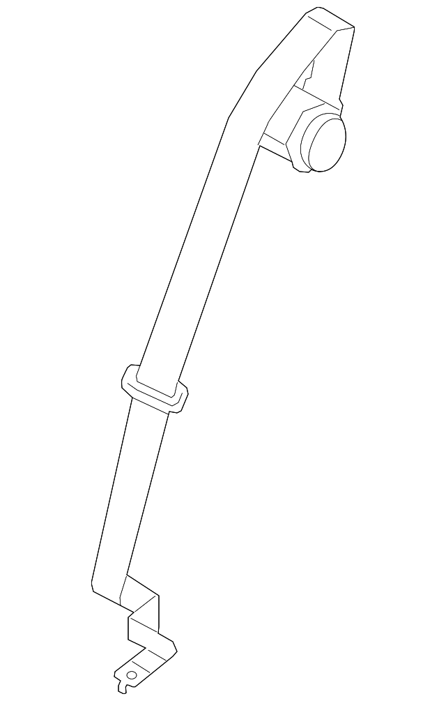 Center Seat Belt - Ford (HG9Z-54611B64-AD)