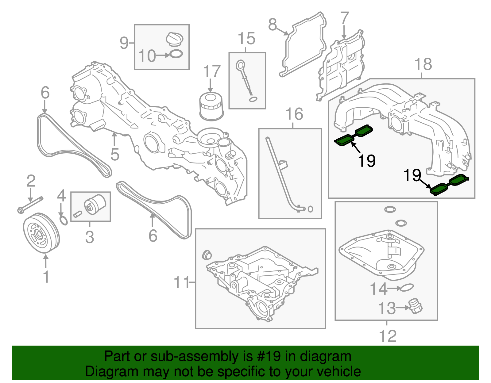 Manifold Gasket - Scion (SU003-00290)