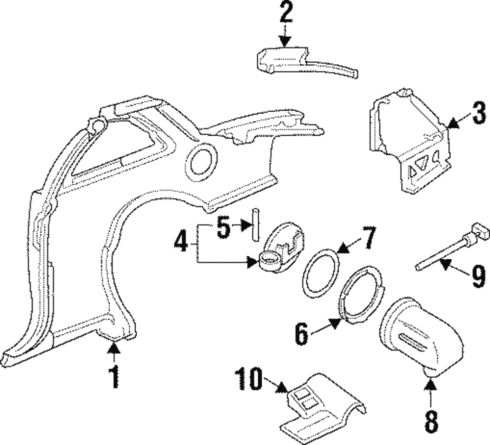 Panel Assembly, Quarter Otr-Right-hand - GM (12360802)