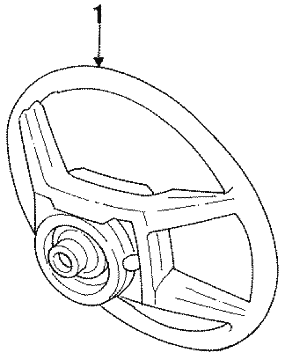 Steering Wheel - Ford (E94Y-3600-D)