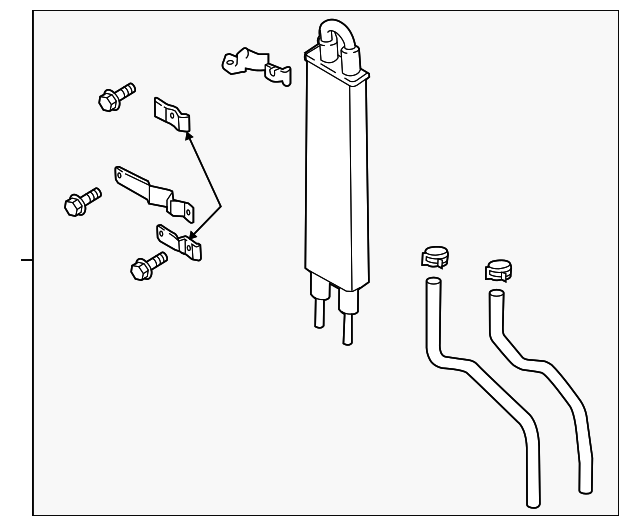 20162024 Nissan TITAN XD Power Steering Cooler 49790EZ40A Nissan