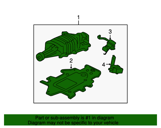 20042007 Pontiac Grand Prix Supercharger 89018119 OEM Parts Online