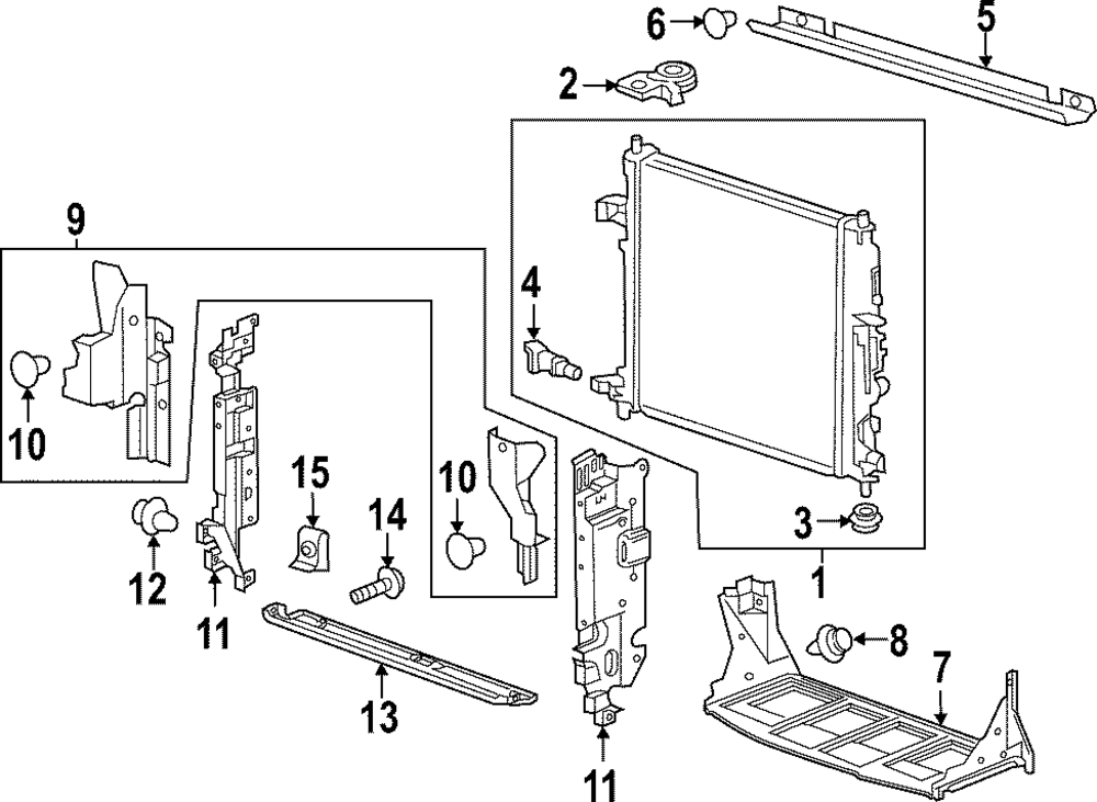 F Bracket - Cadillac (84142665)