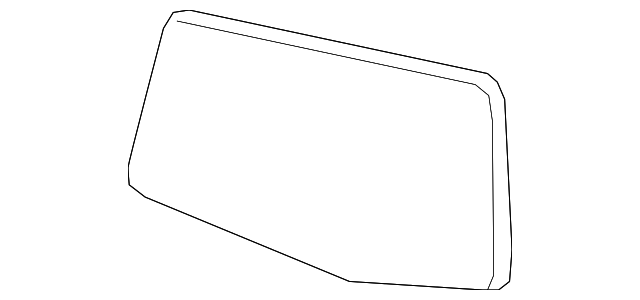 Driver Side Door Mirror Reflective Glass and Backing Plate - GM (84309707)