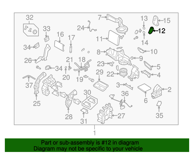 20092012 Mazda 6 Expansion Valve GS3L61J14 OEM Parts Online