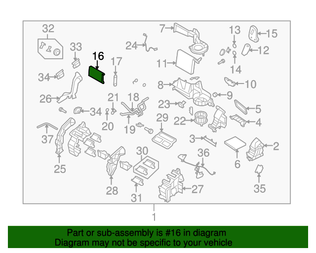 GS3L61A10 Heater Core 20092013 Mazda 6 Mazda Swag