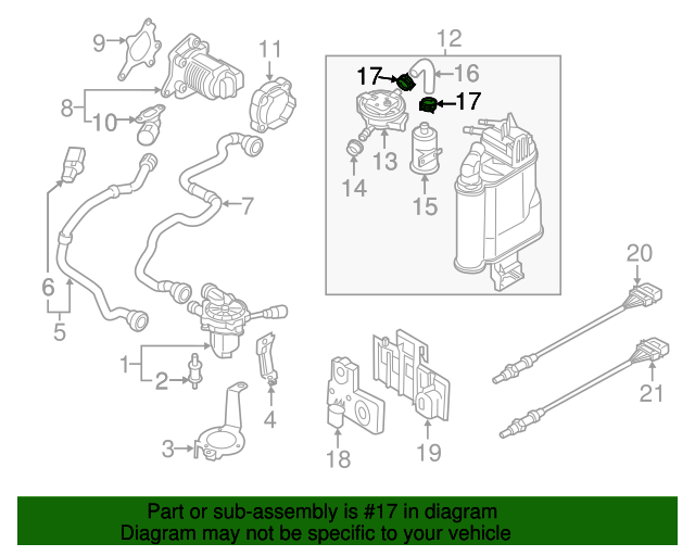 20152020 Audi Hose Clamp N10418001 Audi USA Parts