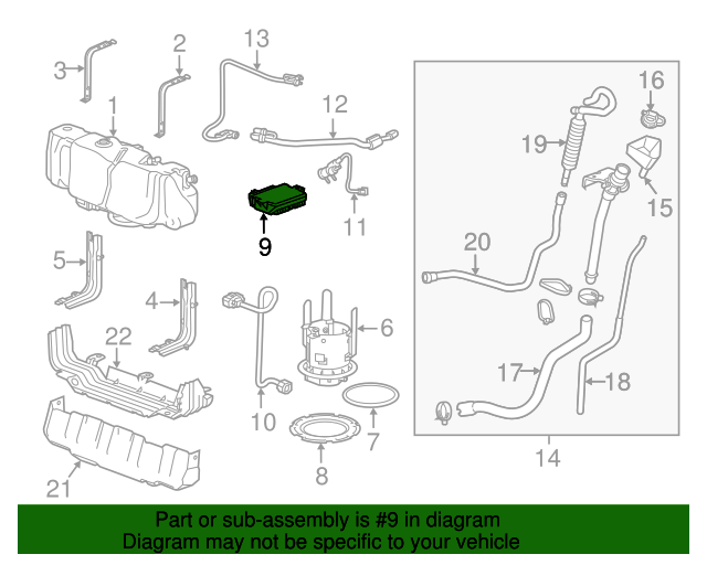 20172019 GM Reductant Control Module 84631875 OEM Parts Online