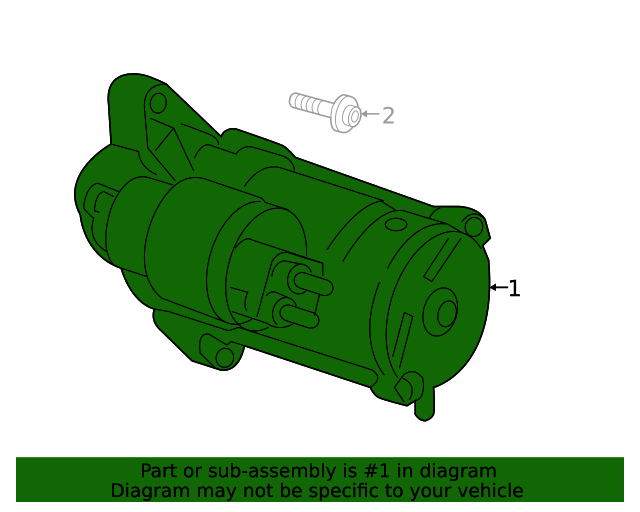 2020 Ford Starter Motor lk4z11002b