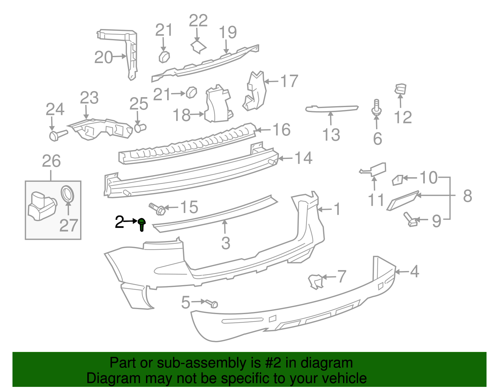 Bumper Cover Bolt - Volkswagen (N-907-884-02)
