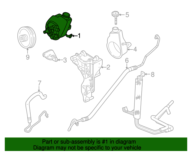 19420680 GM Power Steering Pump GM Parts Store