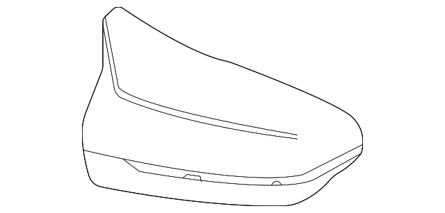 2020-2024 BMW Mirror Cover 51168043648 | OEM Parts Online 