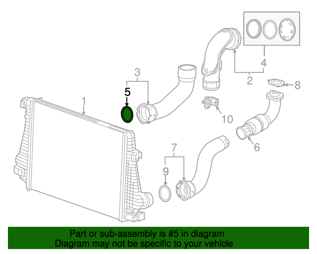 Inlet Tube Gasket - GM (22801037) | GMPartsDirect.com