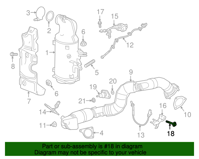 55583267 GM Temp Sensor Bolt GM Parts Store