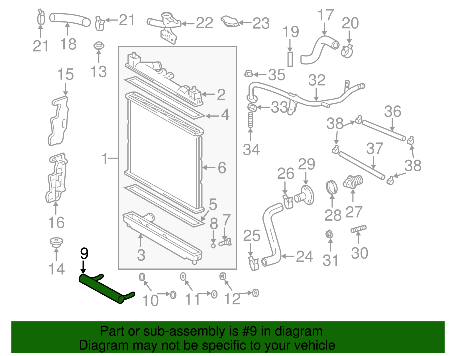 Trans Cooler - Scion (16491-23090)