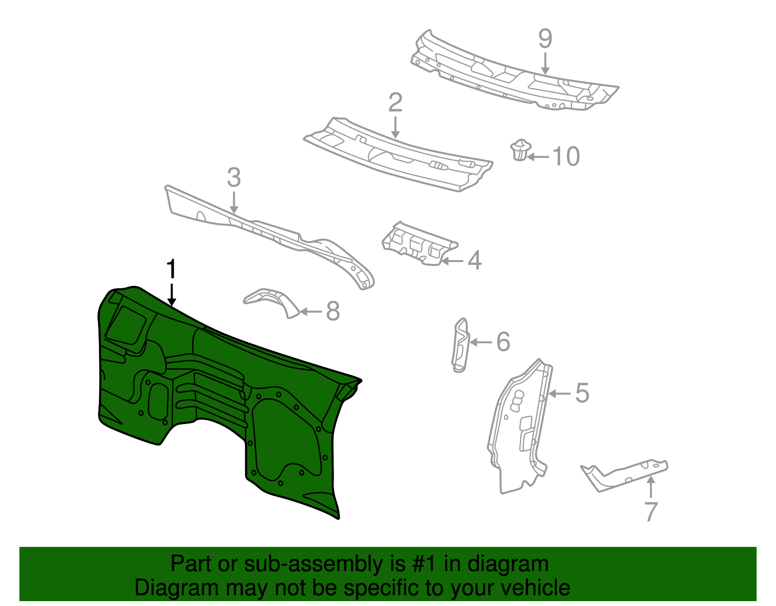 Dash Panel - GM (88980432)