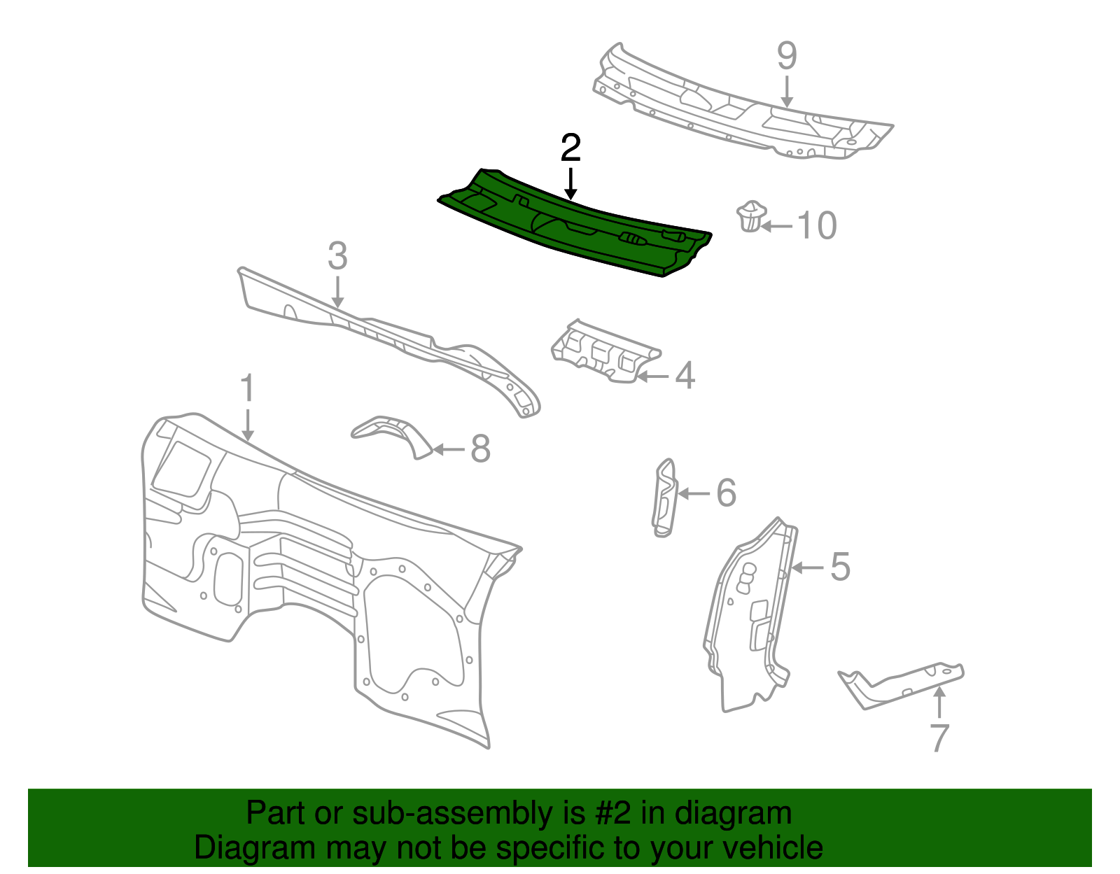 Plenum Panel - GM (88980362)