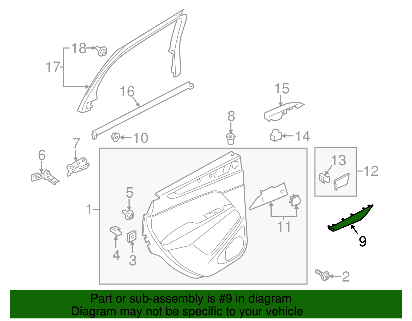 Applique - Ford (GJ7Z-78275A36-JA)