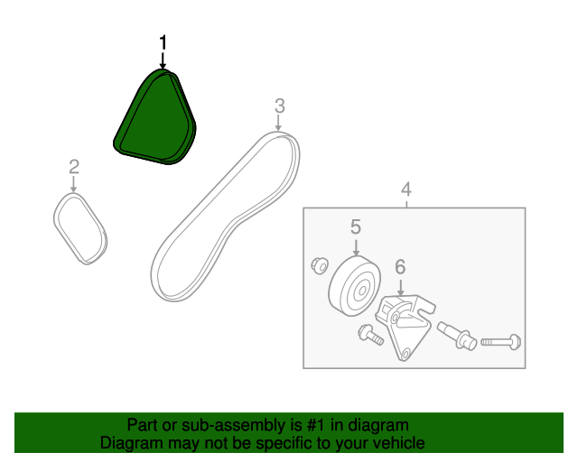 2521226021 Alternator Belt 20062011 Kia Kia.Parts Store