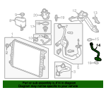 2010-2016 GM Thermostat Bypass Pipe 12633704 | TascaParts.com