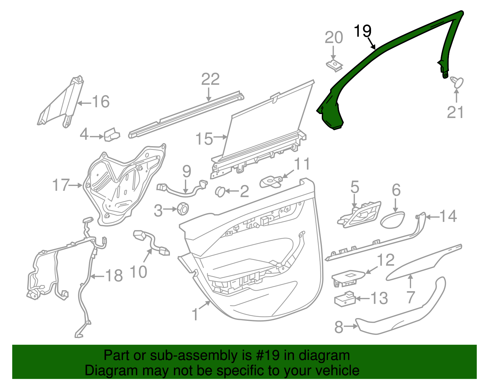 F Molding - GM (84012399)
