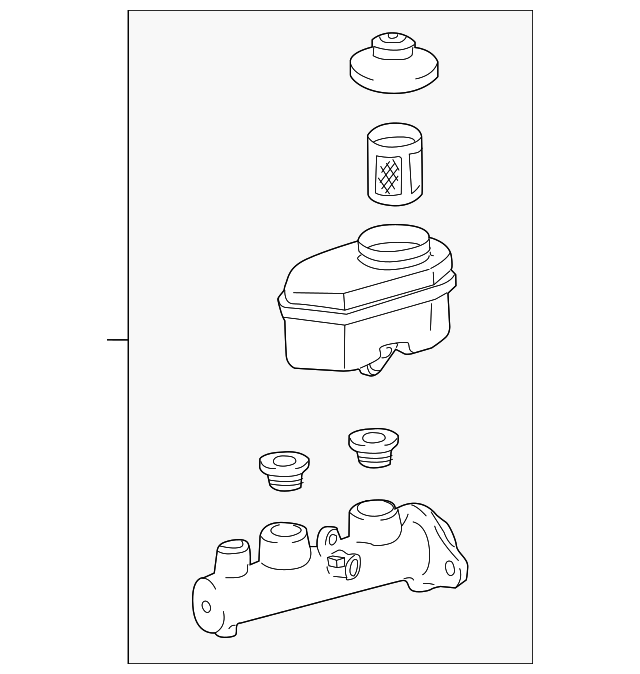 20002003 Toyota Master Cylinder 4720106130 Toyota Parts Center