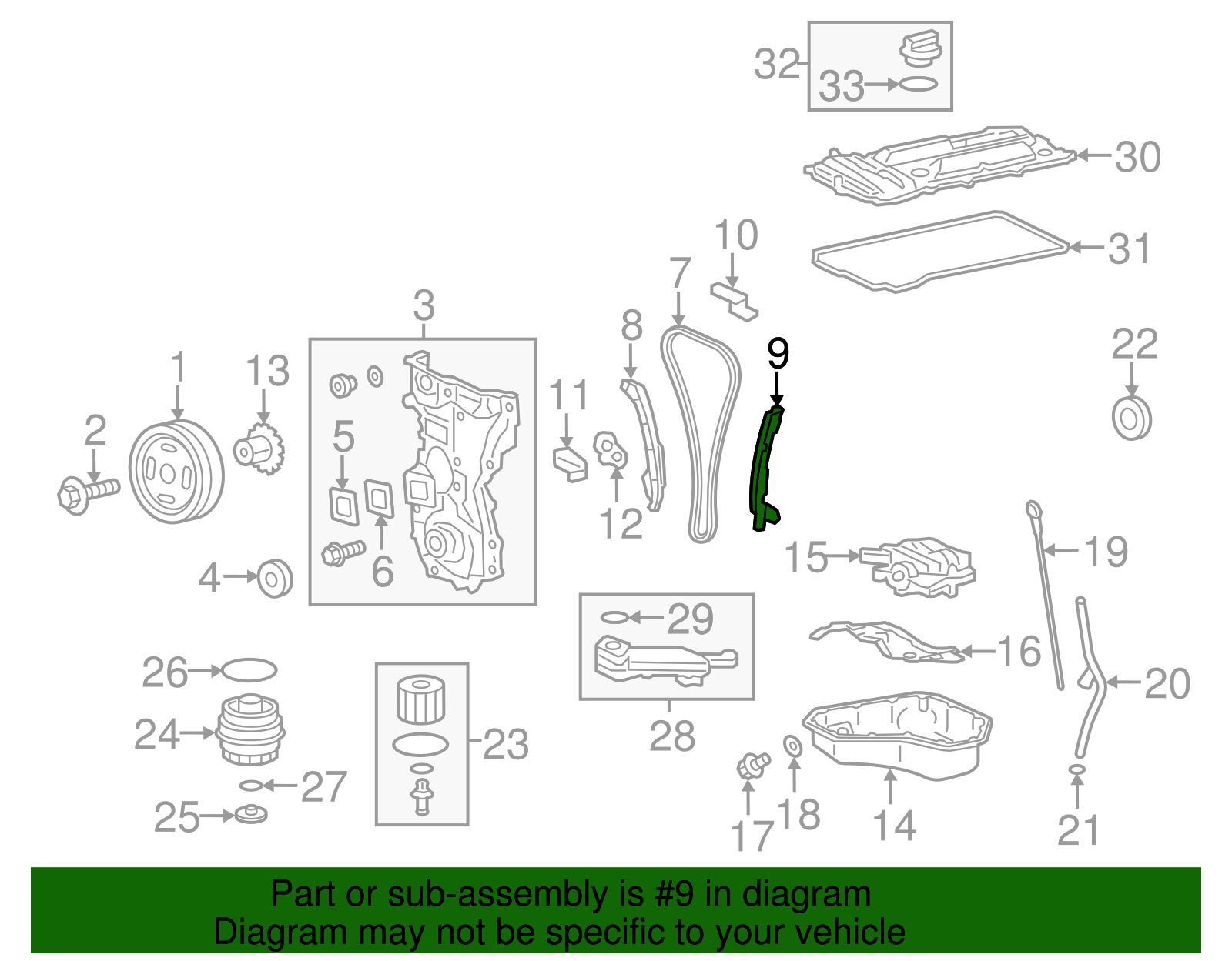 Chain Guide - Scion (13561-0V010)
