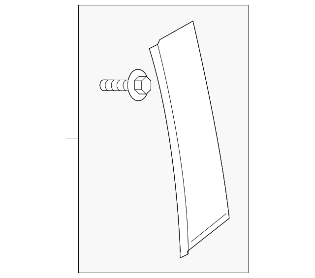 20162020 Mazda CX3 Garnish(R) Rear Door D10E50M30A
