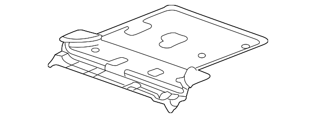 Carpet Assembly-R/Floor Panel                    *Ebony - GM (25847993)