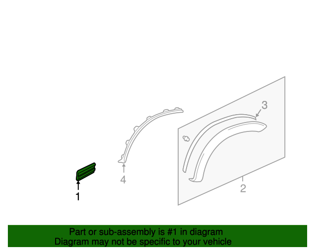 Side Molding GM (30022987)