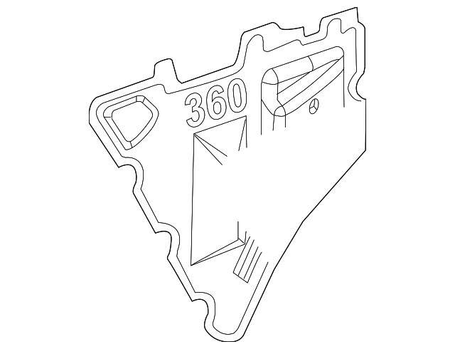 Water Deflector - Buick (25779161)