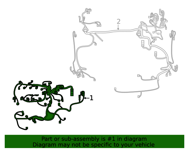 20202023 Toyota Corolla Engine Wiring Harness 8212112R60 Toyota
