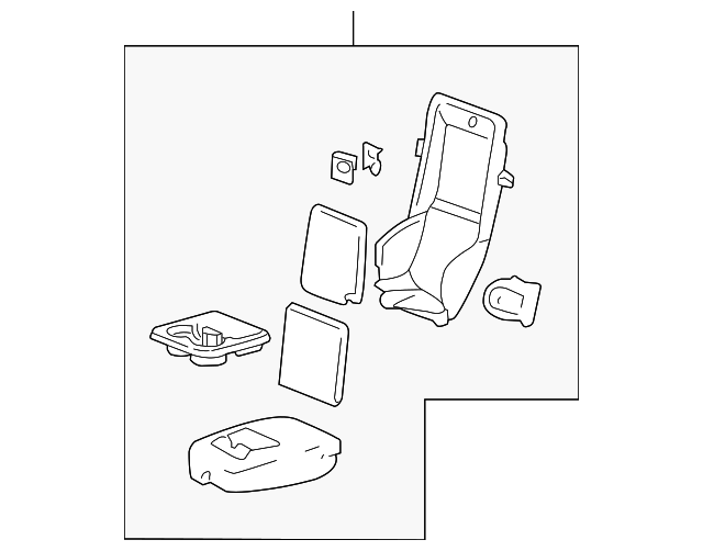 20002001 Buick LeSabre Armrest 16837666