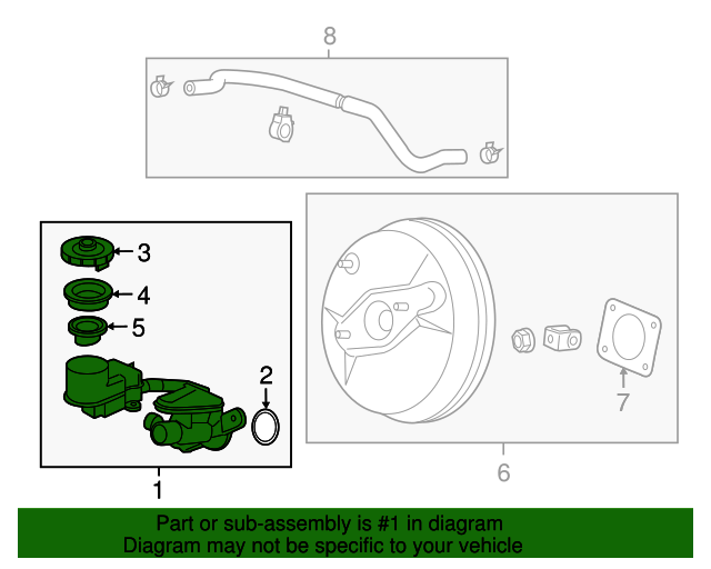 46101TR0315 Master Cylinder Set 2012 Honda Civic Honda Car