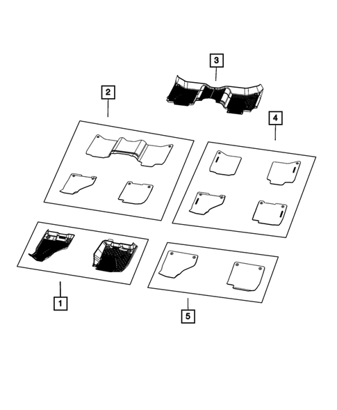 Carpets, Floor Mats, Load Floor, and Silencers for 2020 Ram 3500 #1