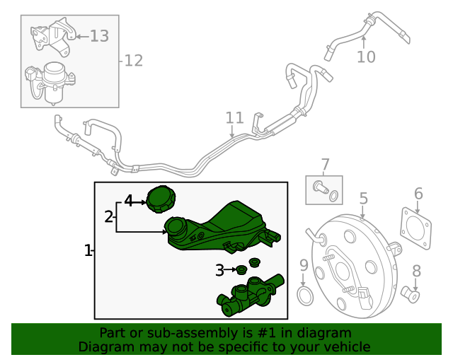 58510R5000 Master Cylinder 20212023 Kia Sorento Kia.Parts Store
