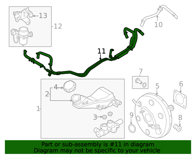 59150R5250 Vacuum Hose 20212023 Kia Sorento Kia.Parts Store