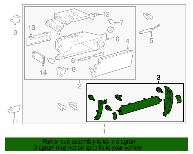 Garnish Assembly Instr 5547035011C0 Elmhurst Toyota Parts