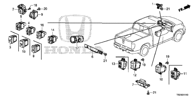 Switch for 2020 Honda Ridgeline #0