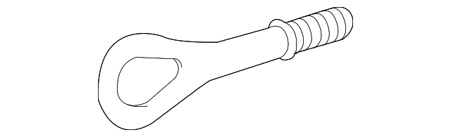 thumbnail image 2 of Genuine OEM Toyota 51961-42040 Front Tow Hook Assembly For 2013-2018 RAV4 – New 2 of 3