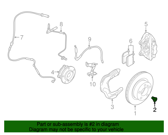 34111123072 Rotor Bolt 20122021 BMW Buy BMW Parts Now