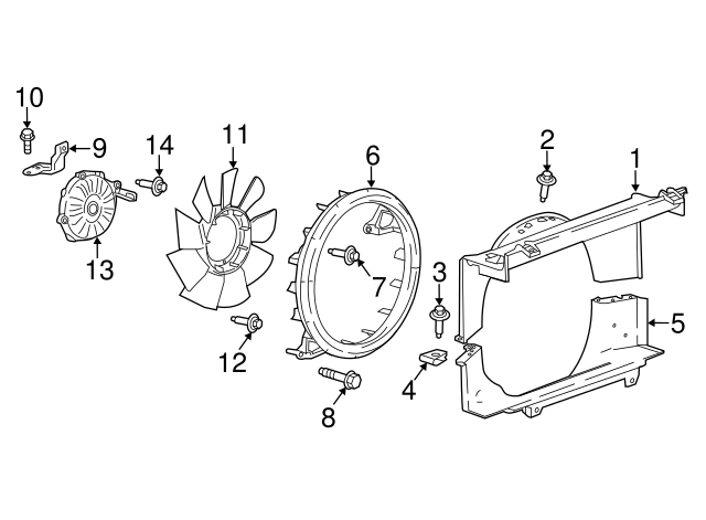 2016-2022 GM Engine Cooling Fan Clutch 84082862 | OEM Parts Online 