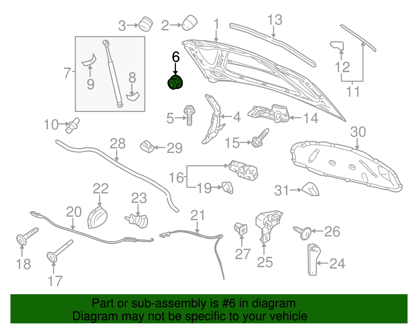 Wiper Arm Nut - Volkswagen (N-015-083-15)
